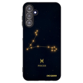 Picasee Samsung Galaxy A15 A156B 5G Hülle - Schwarzes Silikon - PISCES
