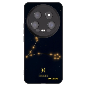 Picasee Xiaomi 14 Ultra Hülle - Schwarzes Silikon - PISCES