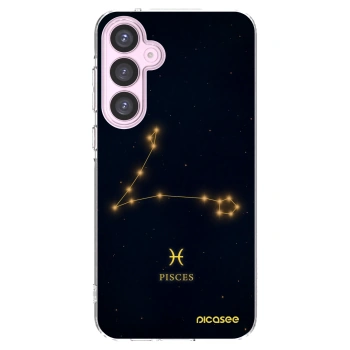Picasee Samsung Galaxy A55 5G A556B Hülle - Transparentes Silikon - PISCES