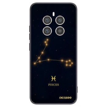 Picasee Realme 12 Pro 5G Hülle - Schwarzes Silikon - PISCES