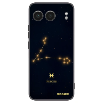 Picasee OnePlus Nord 4 Hülle - Schwarzes Silikon - PISCES