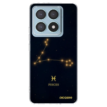 Picasee Xiaomi 14T Pro Hülle - Transparentes Silikon - PISCES