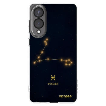 Picasee Samsung Galaxy S25 Edge 5G Hülle - Transparentes Silikon - PISCES