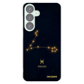 Picasee Samsung Galaxy S25+ 5G Hülle - Transparentes Silikon - PISCES
