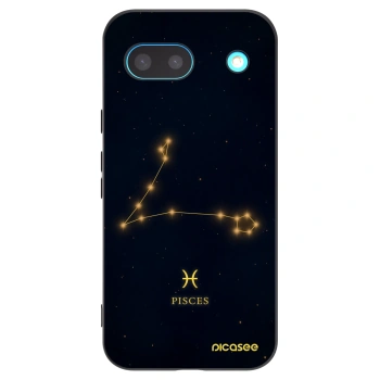 Picasee Google Pixel 8 Hülle - Schwarzes Silikon - PISCES