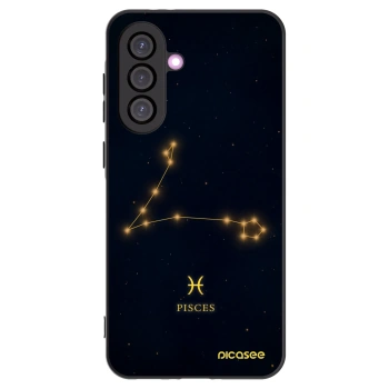 Picasee Samsung Galaxy A56 5G A566B Hülle - Schwarzes Silikon - PISCES