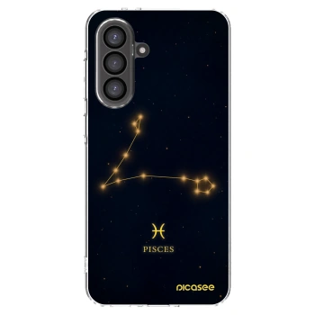 Picasee Samsung Galaxy A36 5G Hülle - Transparentes Silikon - PISCES