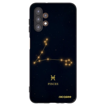 Picasee Samsung Galaxy A13 5G Hülle - Schwarzes Silikon - PISCES