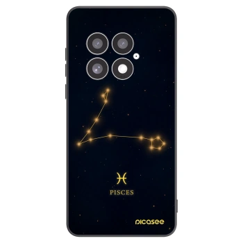 Picasee OnePlus 13 5G Hülle - Schwarzes Silikon - PISCES