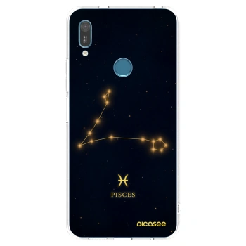 Picasee Huawei Y6 2019 Hülle - Transparentes Silikon - PISCES