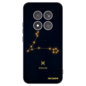 Picasee Xiaomi Redmi Note 15 Pro+ Hülle - Schwarzes Silikon - PISCES
