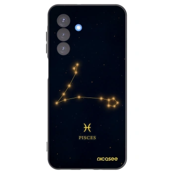 Picasee Samsung Galaxy A17 5G Hülle - Schwarzes Silikon - PISCES