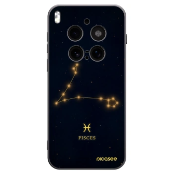 Picasee Vivo X300 Pro Hülle - Schwarzes Silikon - PISCES