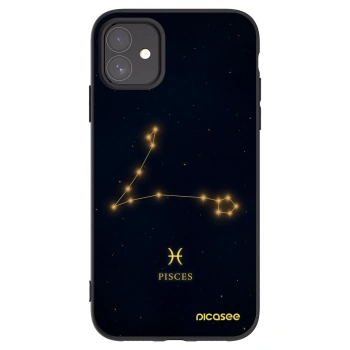 Picasee Apple iPhone 11 Hülle - Schwarzes Silikon - PISCES