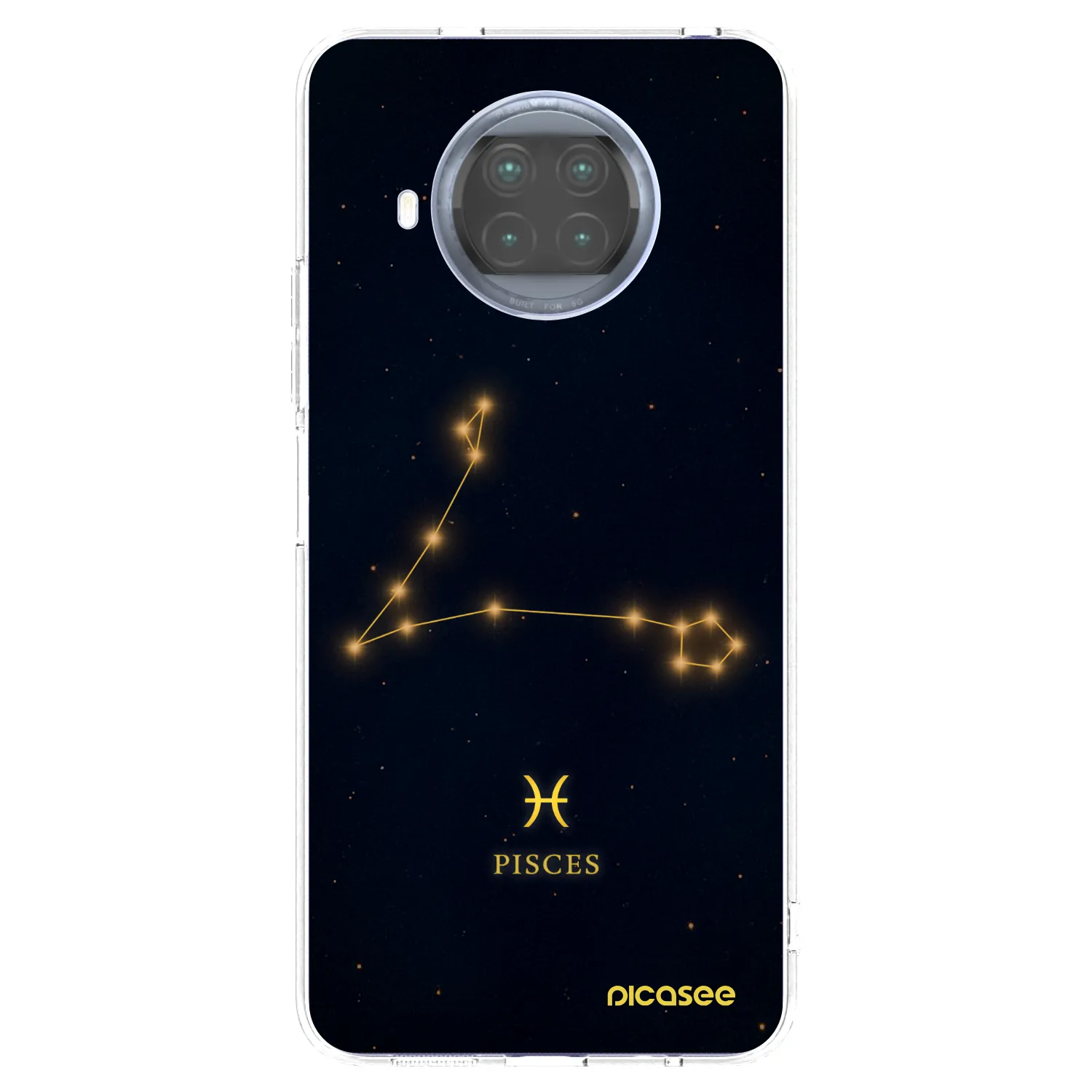 Picasee Xiaomi Mi 10T Lite Hülle - Transparentes Silikon - PISCES