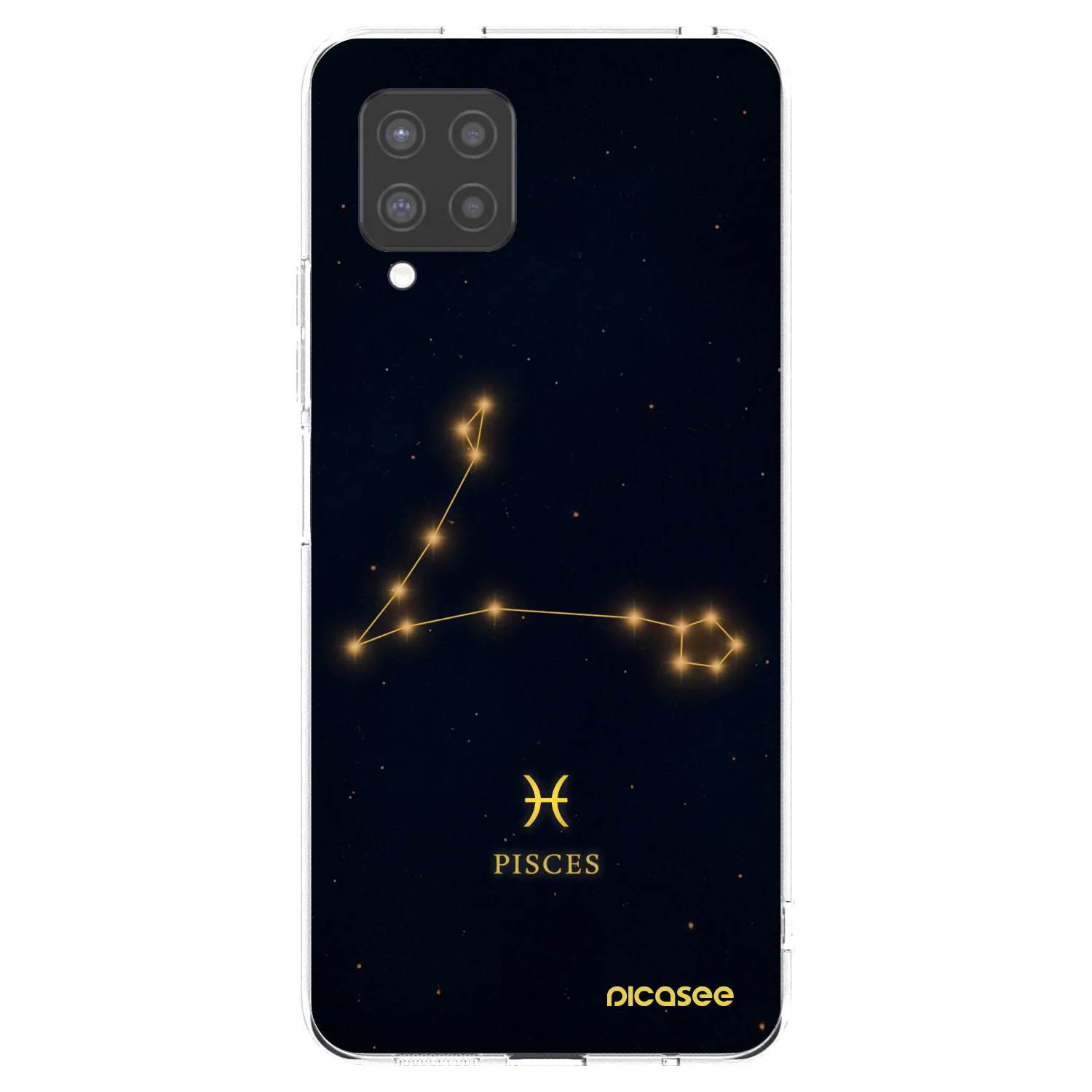 Picasee Samsung Galaxy A42 A426B Hülle - Transparentes Silikon - PISCES