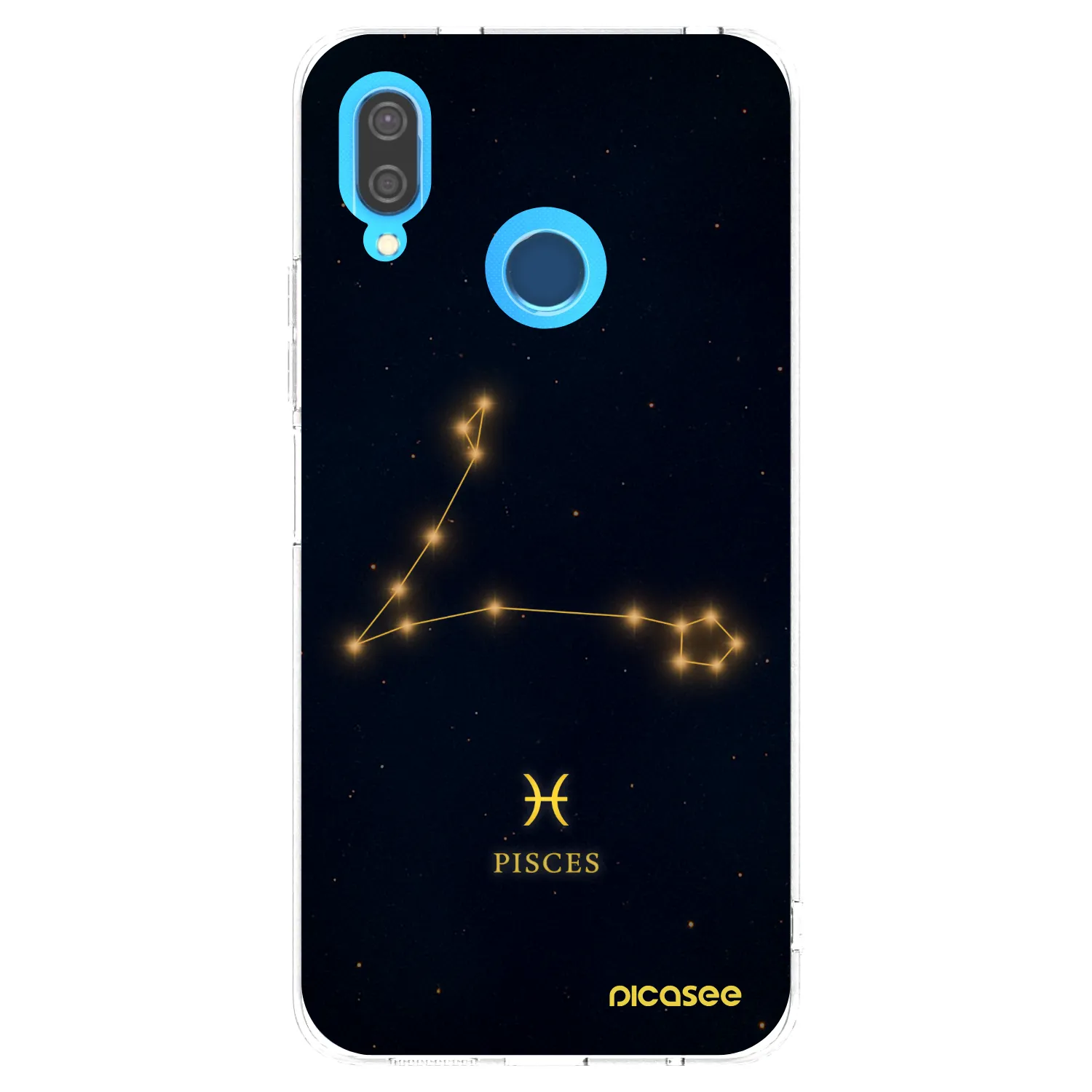 Picasee Huawei P20 Lite Hülle - Transparentes Silikon - PISCES