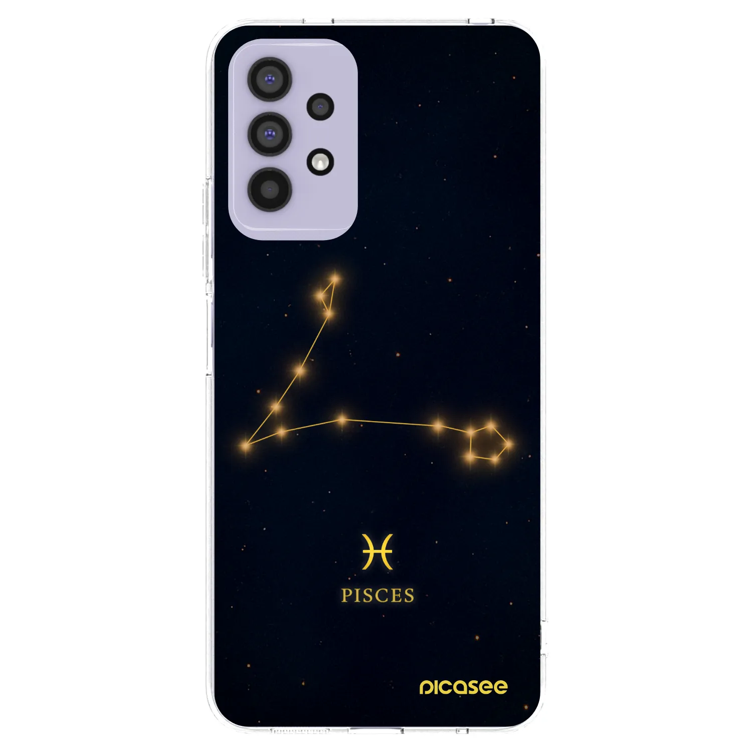 Picasee Samsung Galaxy A32 4G SM-A325F Hülle - Transparentes Silikon - PISCES
