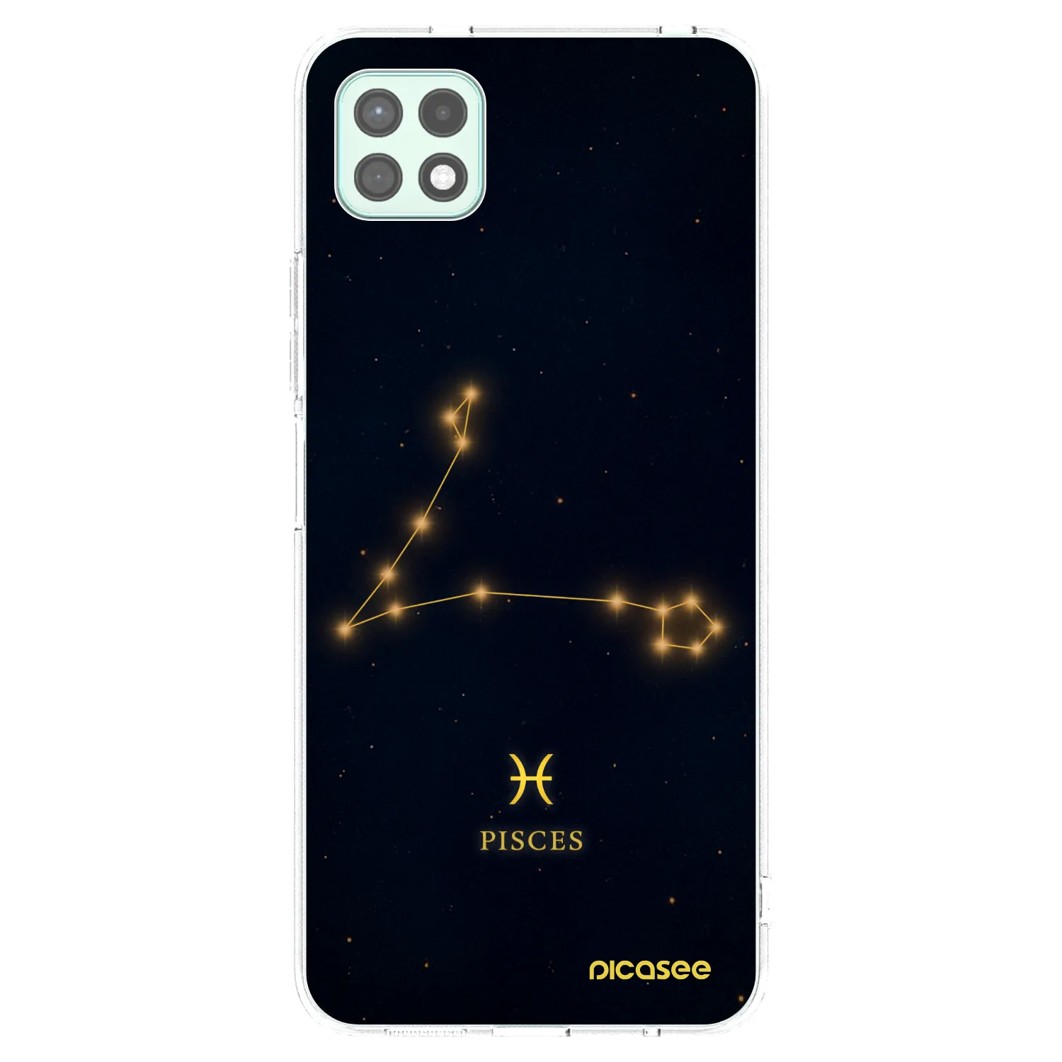 Picasee Samsung Galaxy A22 A226B 5G Hülle - Transparentes Silikon - PISCES