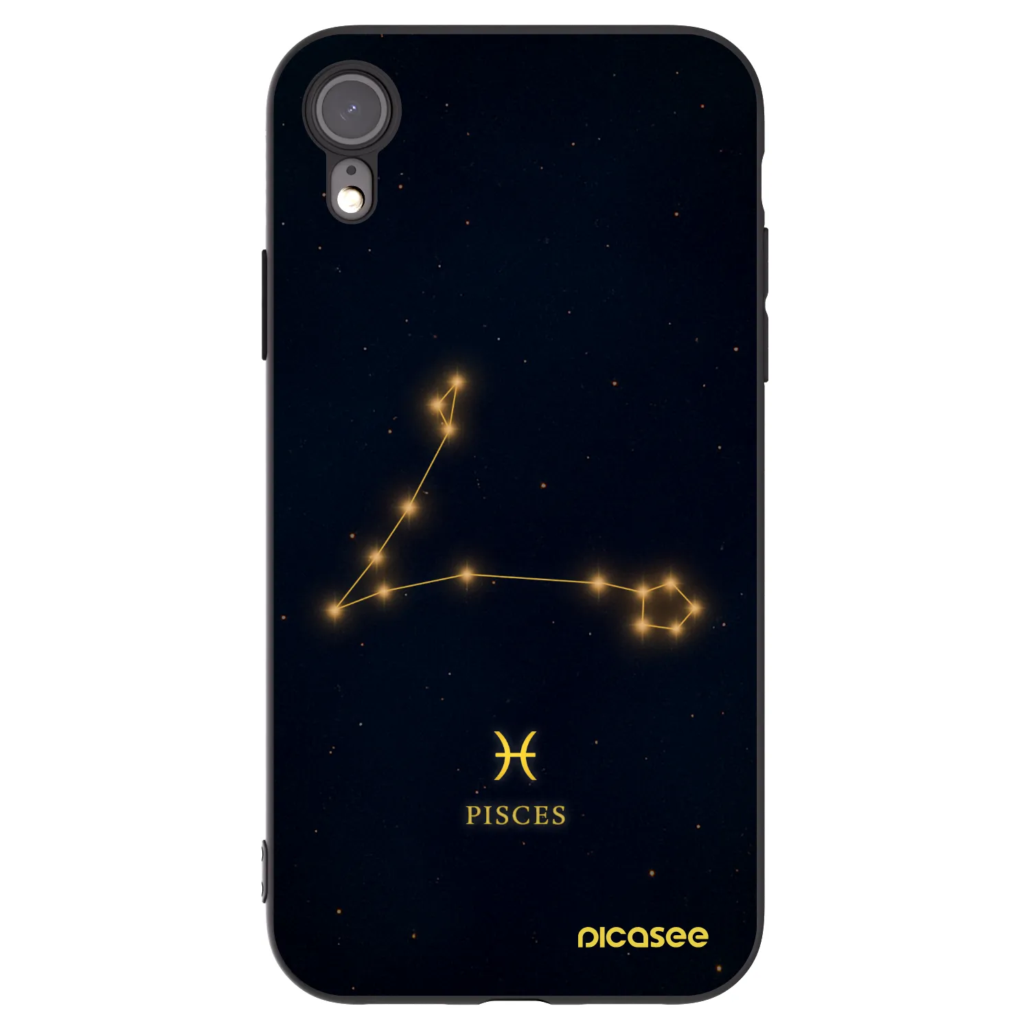 Picasee Apple iPhone 6 Plus/6S Plus Hülle - Schwarzes Silikon - PISCES