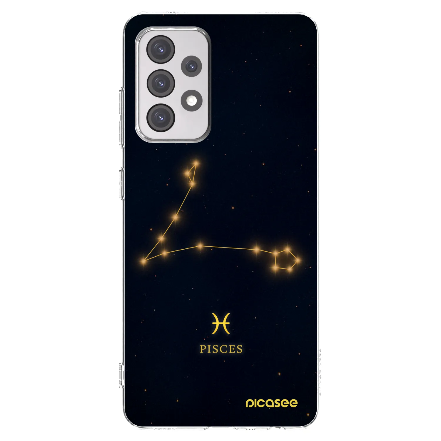 Picasee Samsung Galaxy A52s 5G A528B Hülle - Transparentes Silikon - PISCES