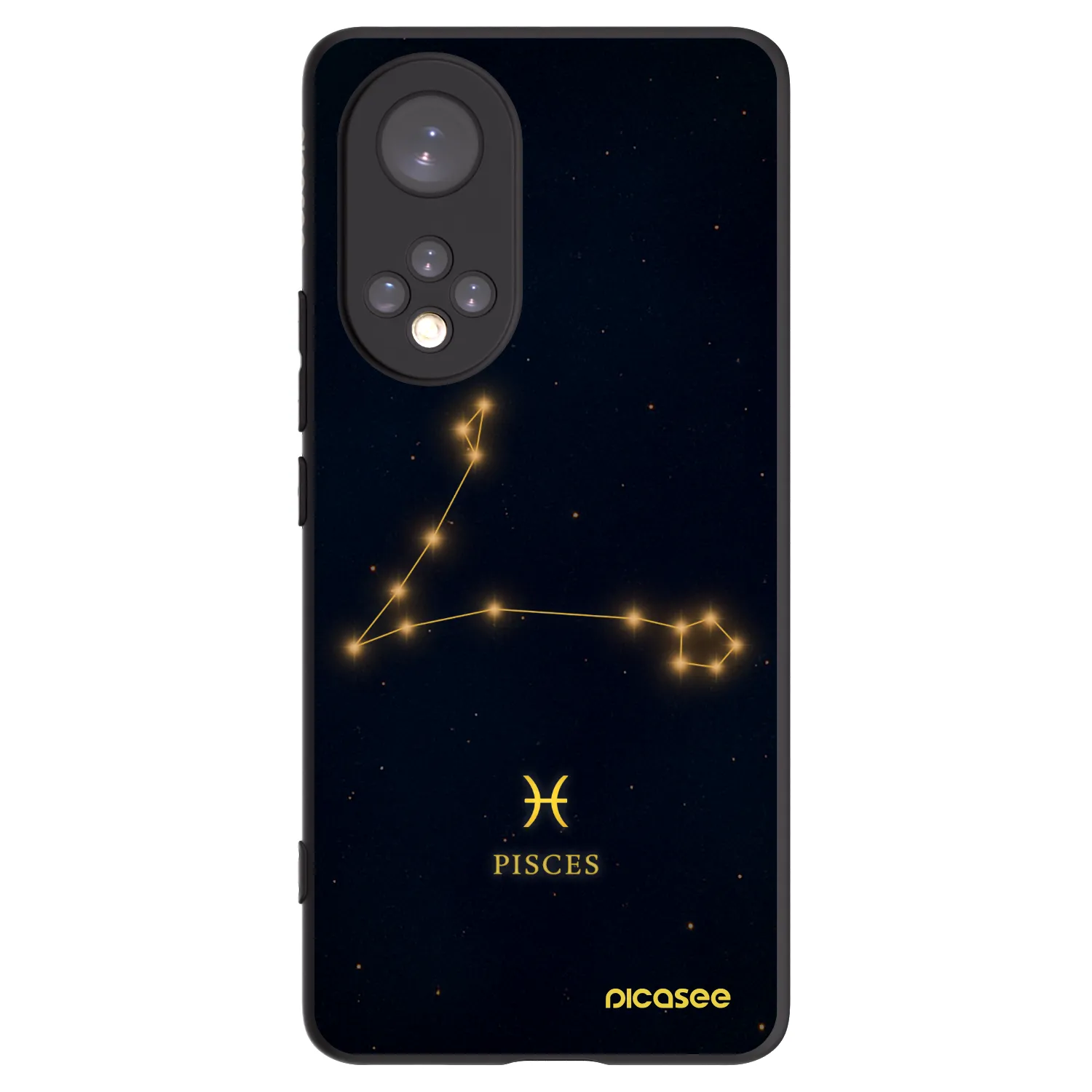 Picasee Huawei Nova 9 Hülle - Schwarzes Silikon - PISCES