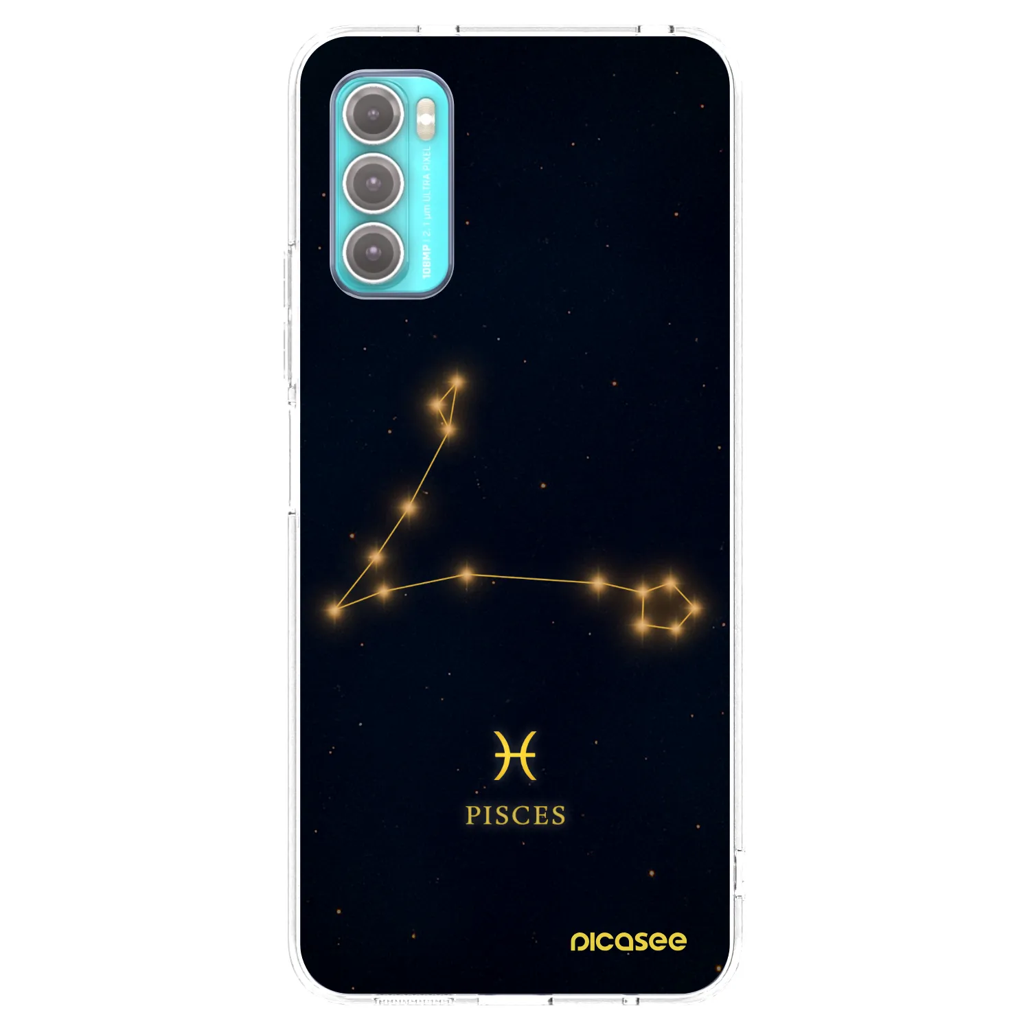 Picasee Motorola Moto G60 Hülle - Transparentes Silikon - PISCES
