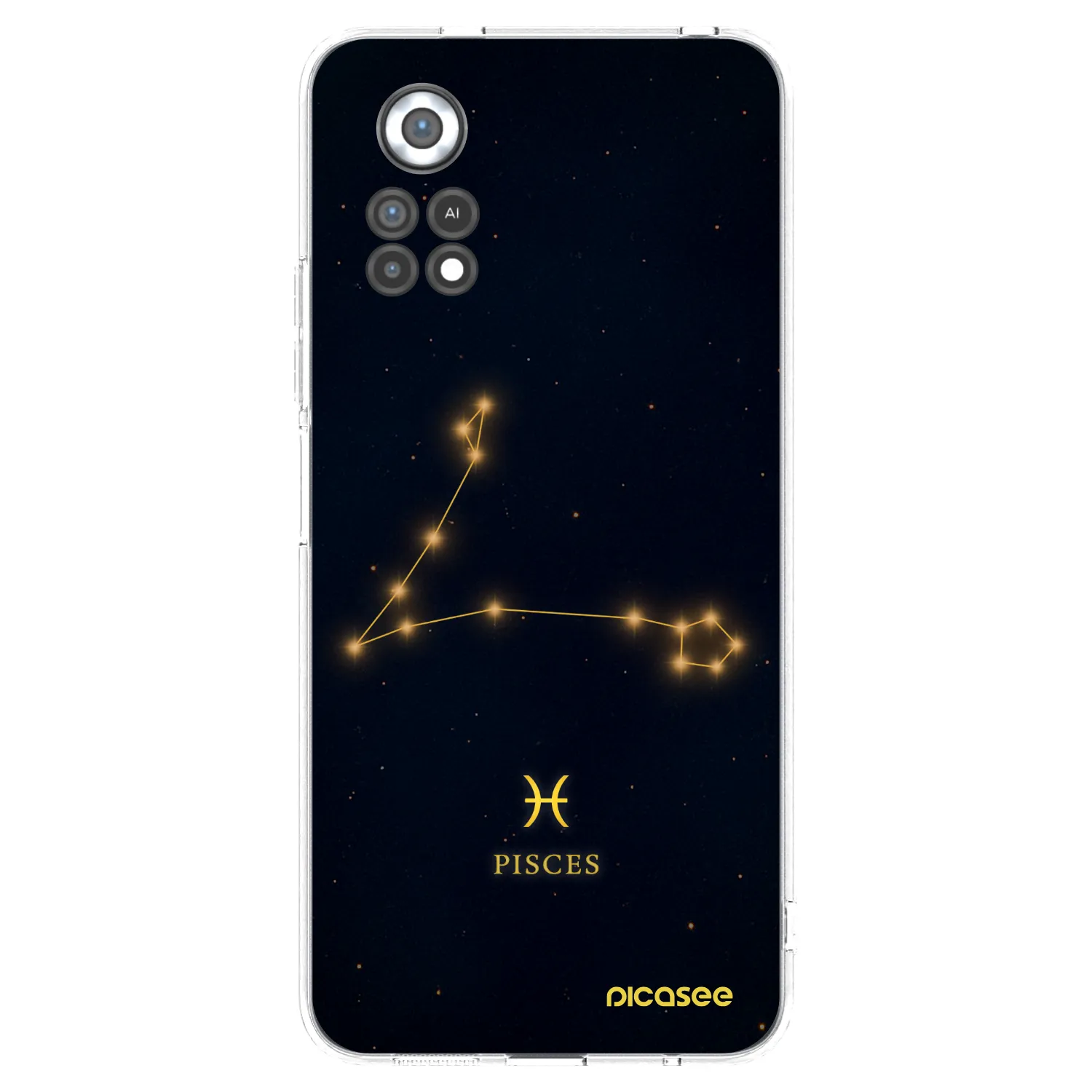 Picasee Xiaomi Poco X4 Pro 5G Hülle - Transparentes Silikon - PISCES