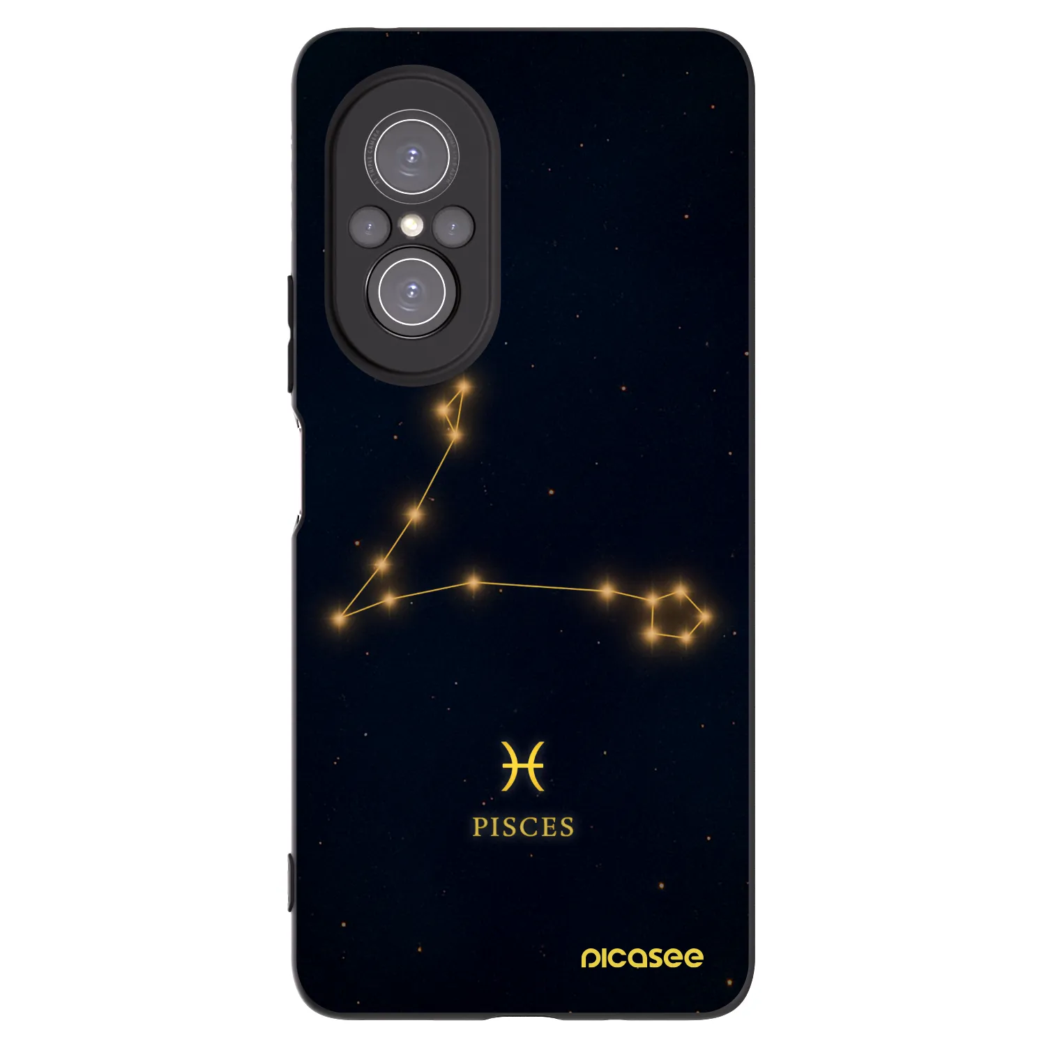 Picasee Huawei Nova 9 SE Hülle - Schwarzes Silikon - PISCES
