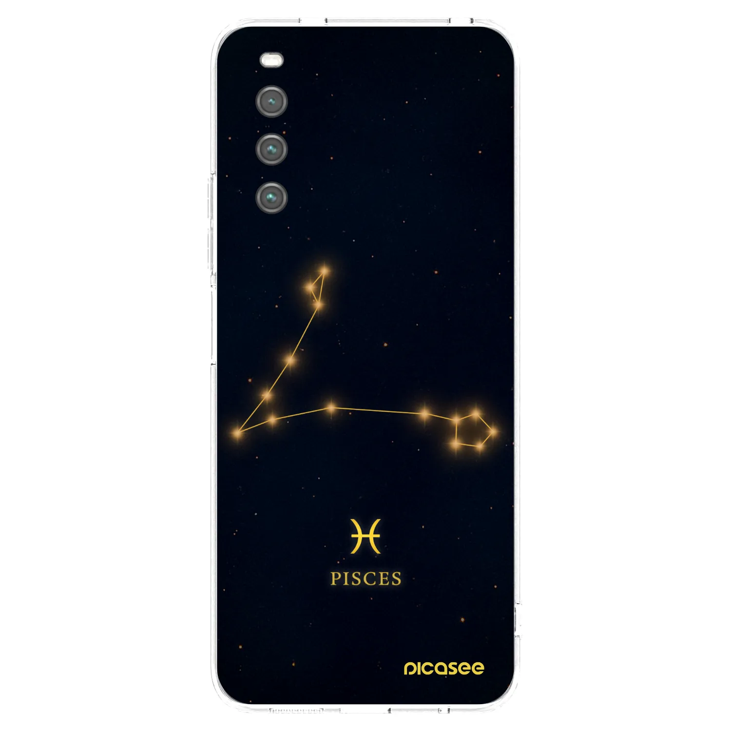 Picasee Sony Xperia 10 IV 5G Hülle - Transparentes Silikon - PISCES