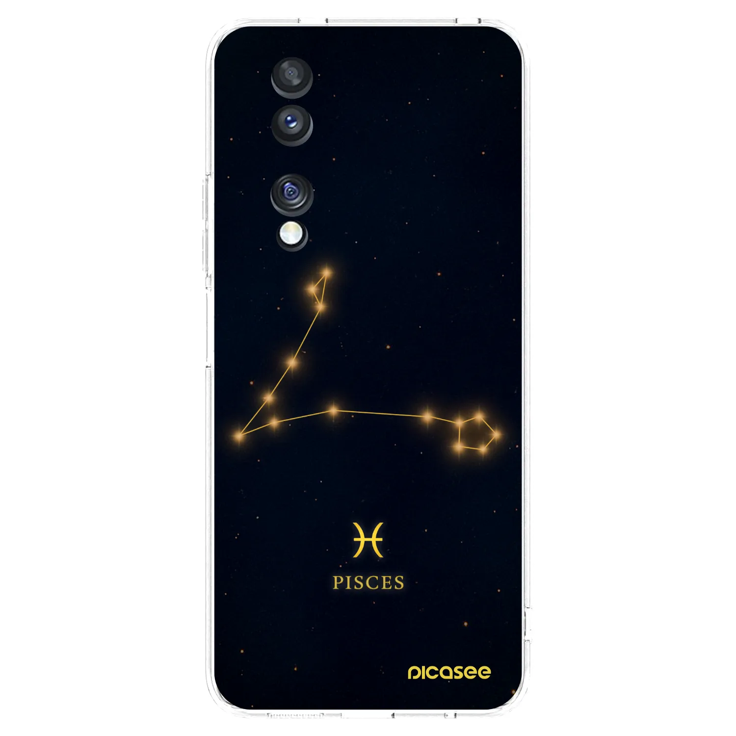 Picasee Honor 70 Hülle - Transparentes Silikon - PISCES
