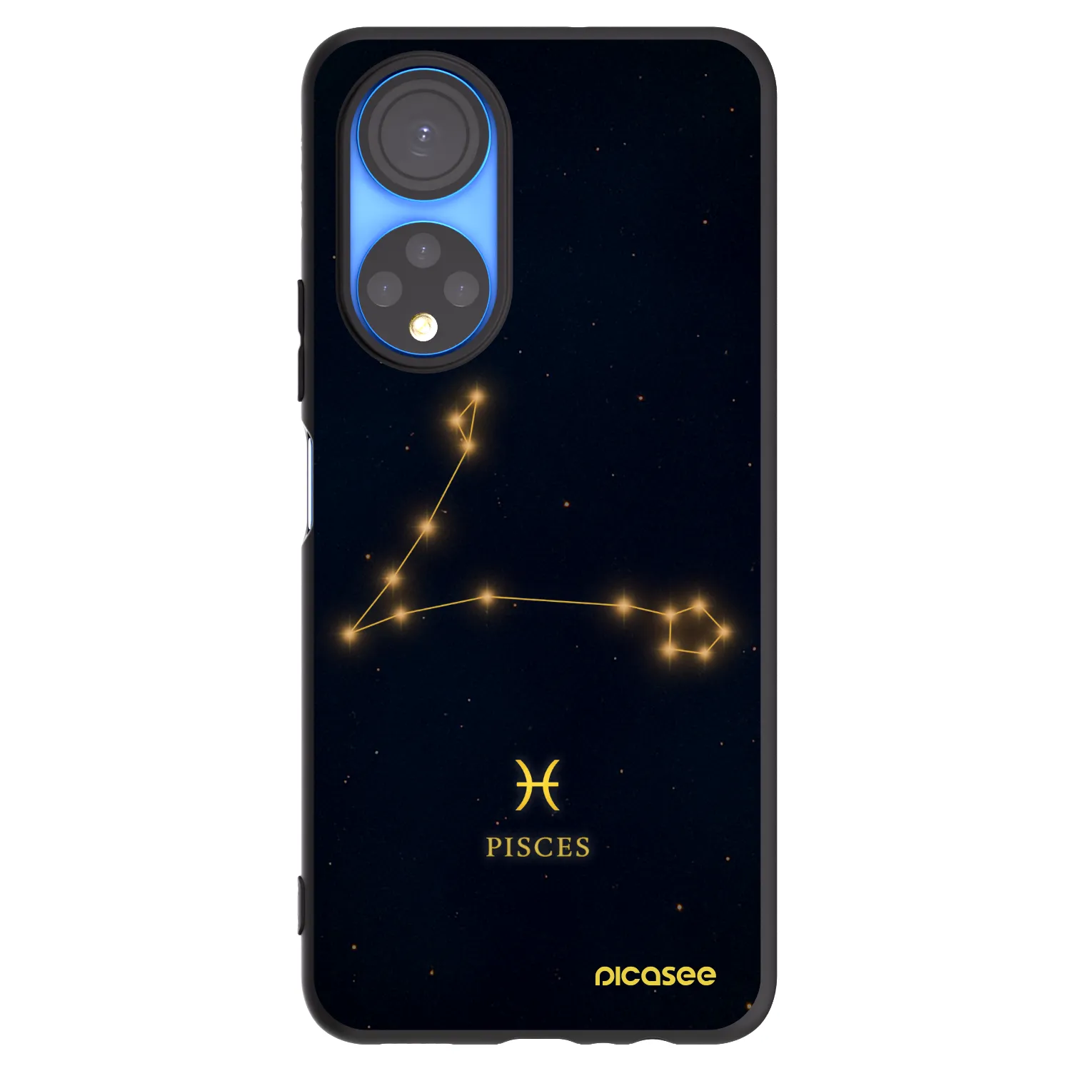 Picasee Honor X7 Hülle - Schwarzes Silikon - PISCES