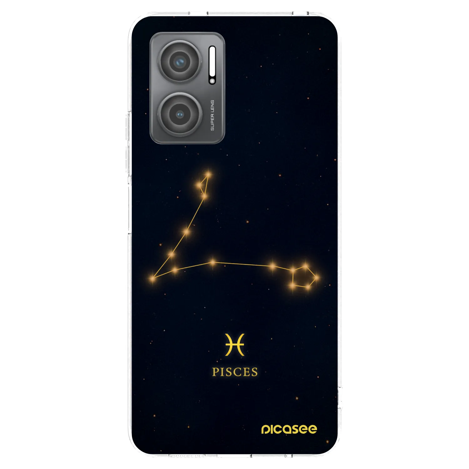 Picasee Xiaomi Redmi 10 5G Hülle - Transparentes Silikon - PISCES