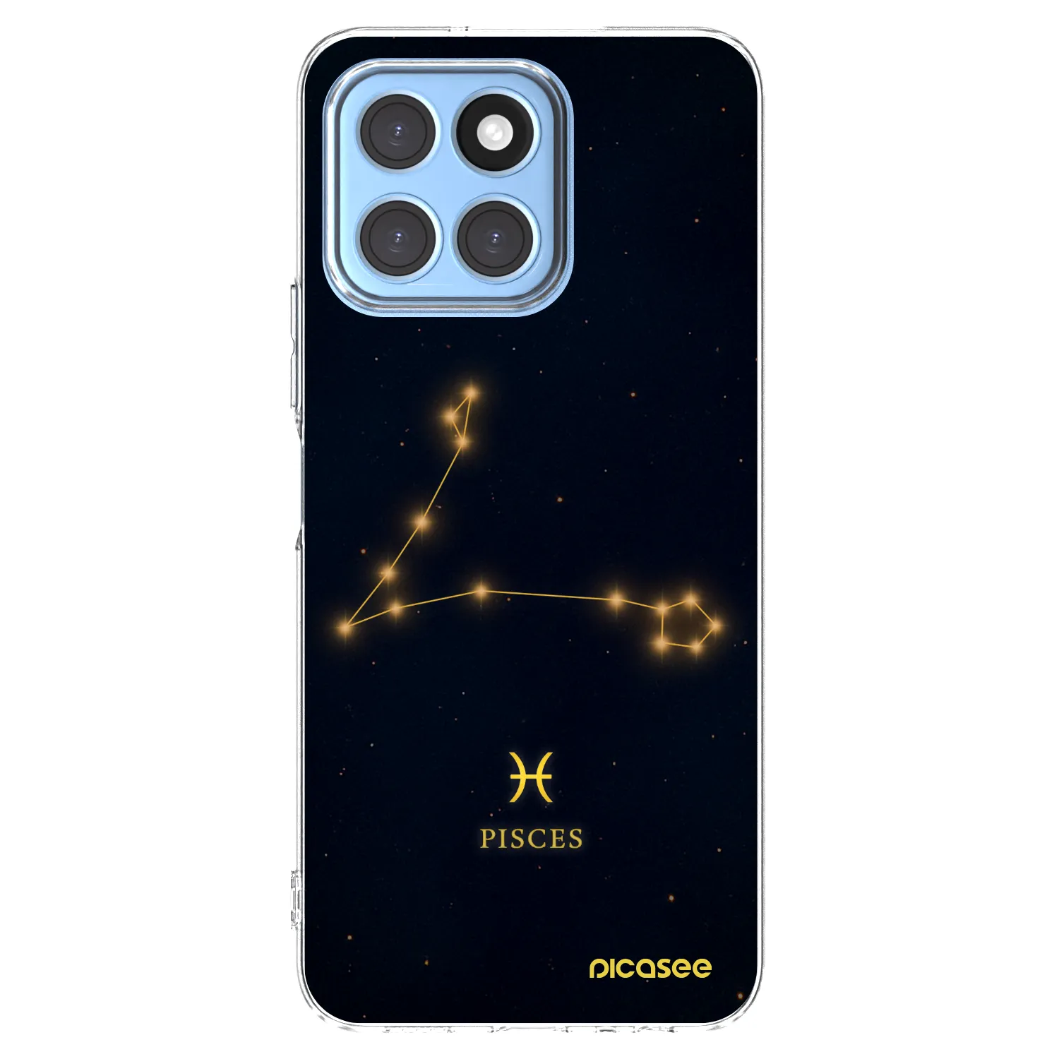Picasee Honor X8 5G Hülle - Transparentes Silikon - PISCES