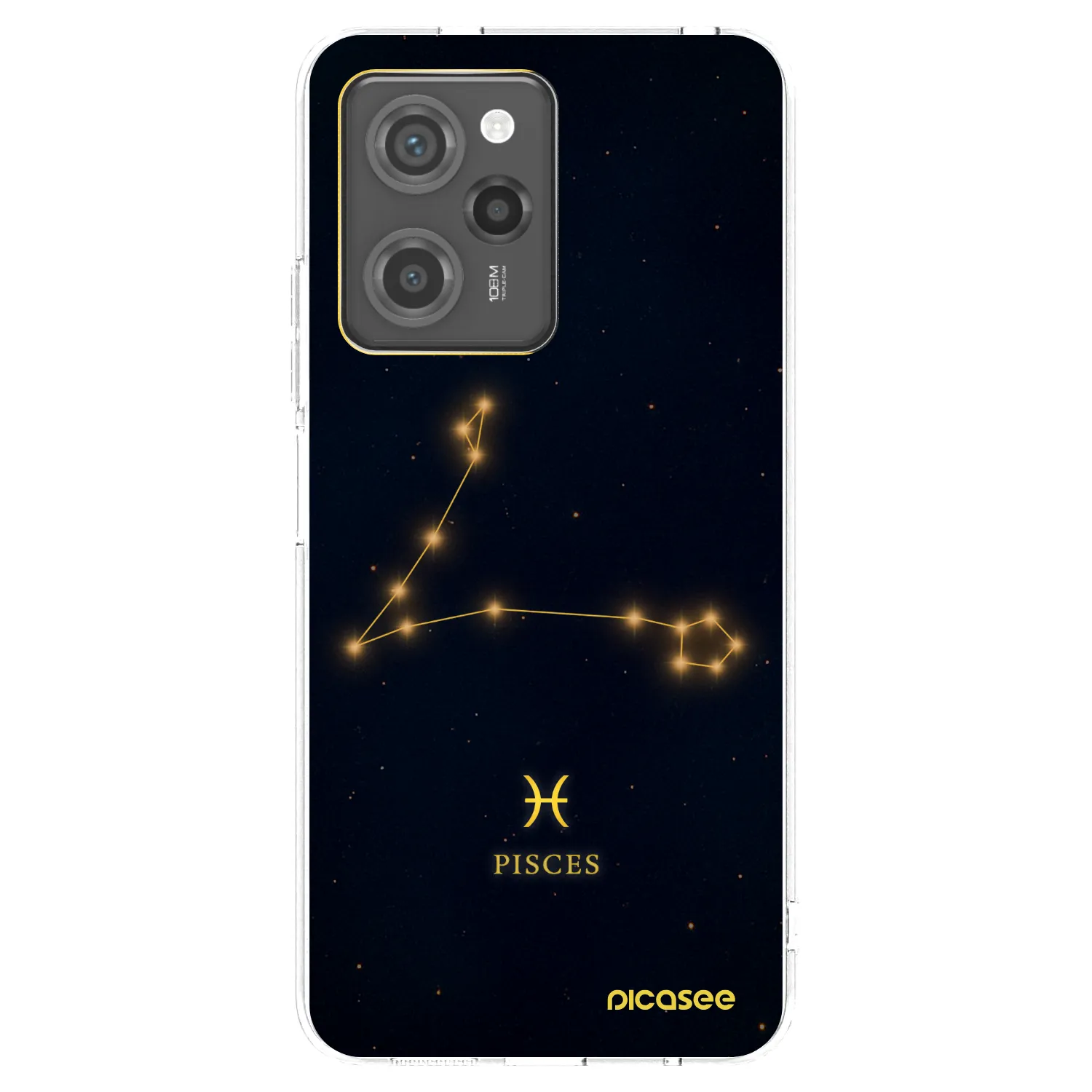 Picasee Xiaomi Poco X5 Pro Hülle - Transparentes Silikon - PISCES
