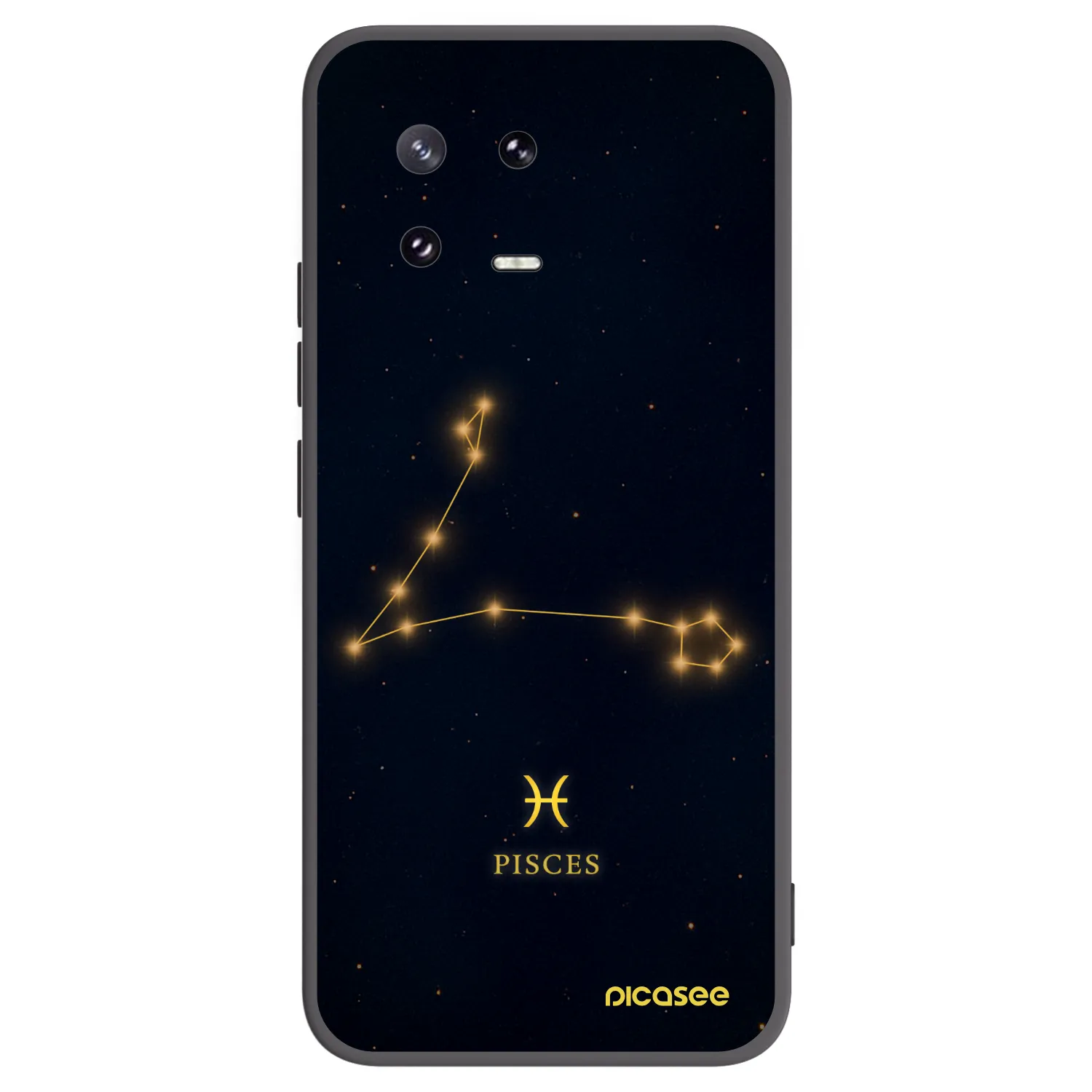 Picasee Xiaomi 13 Pro Hülle - Schwarzes Silikon - PISCES