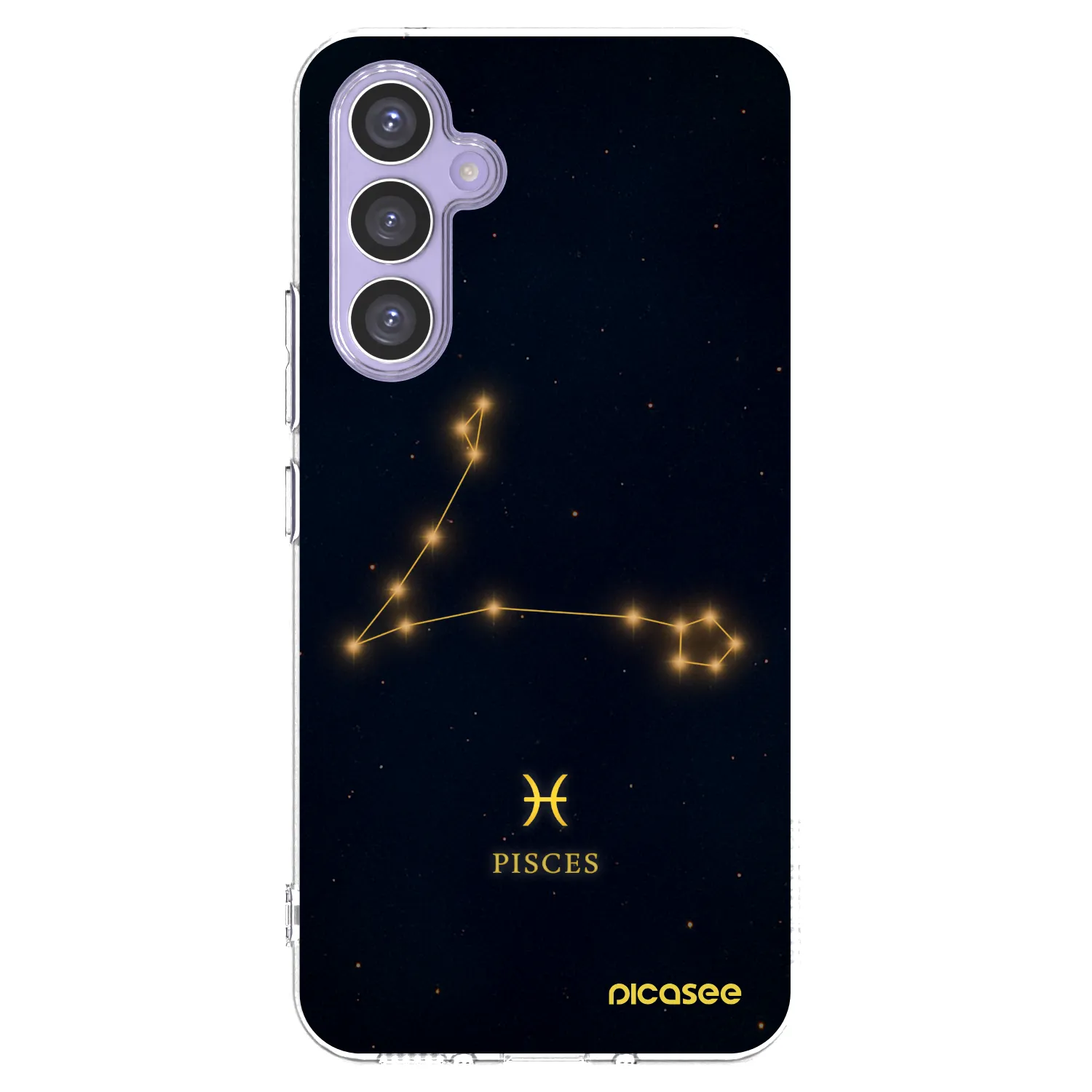 Picasee Samsung Galaxy A54 5G A546B Hülle - Transparentes Silikon - PISCES