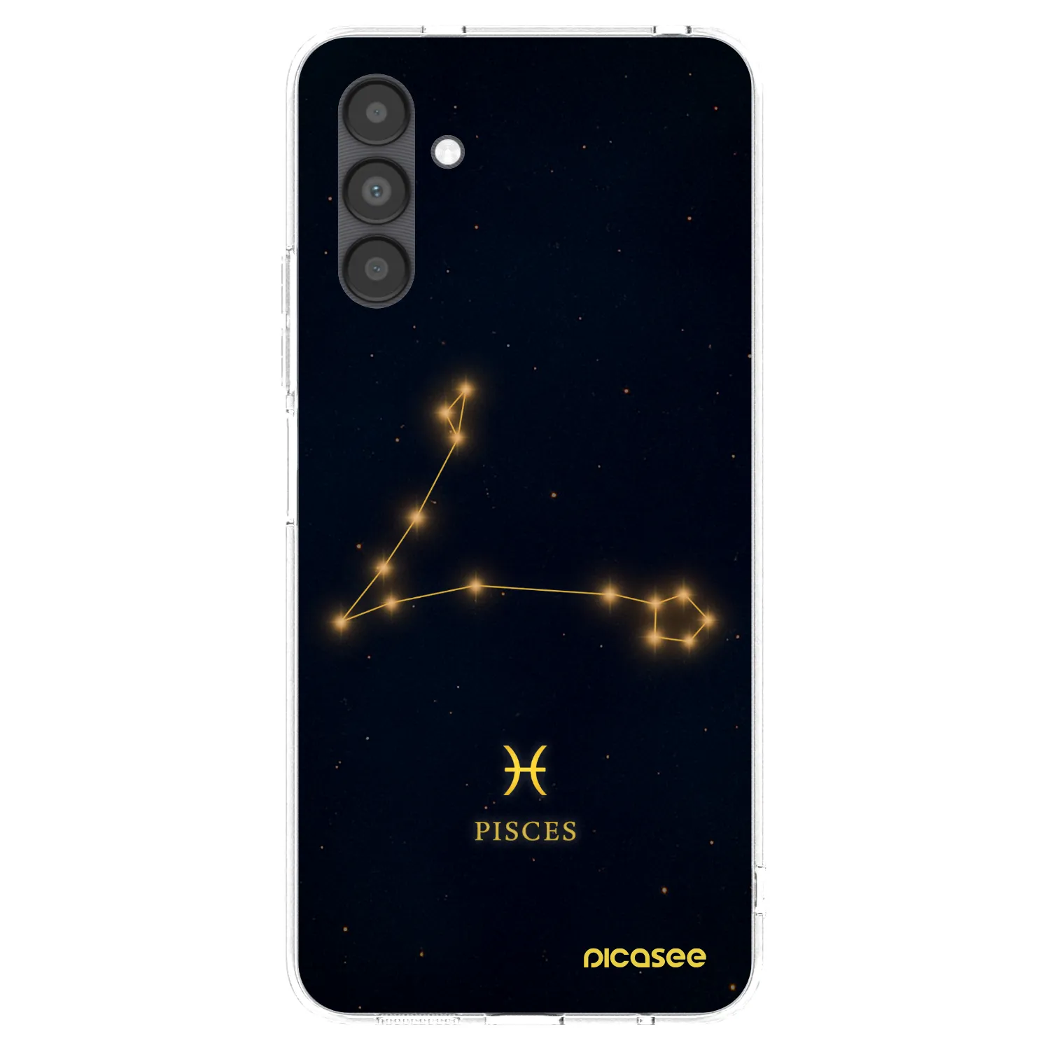 Picasee Samsung Galaxy A04s A047F Hülle - Transparentes Silikon - PISCES