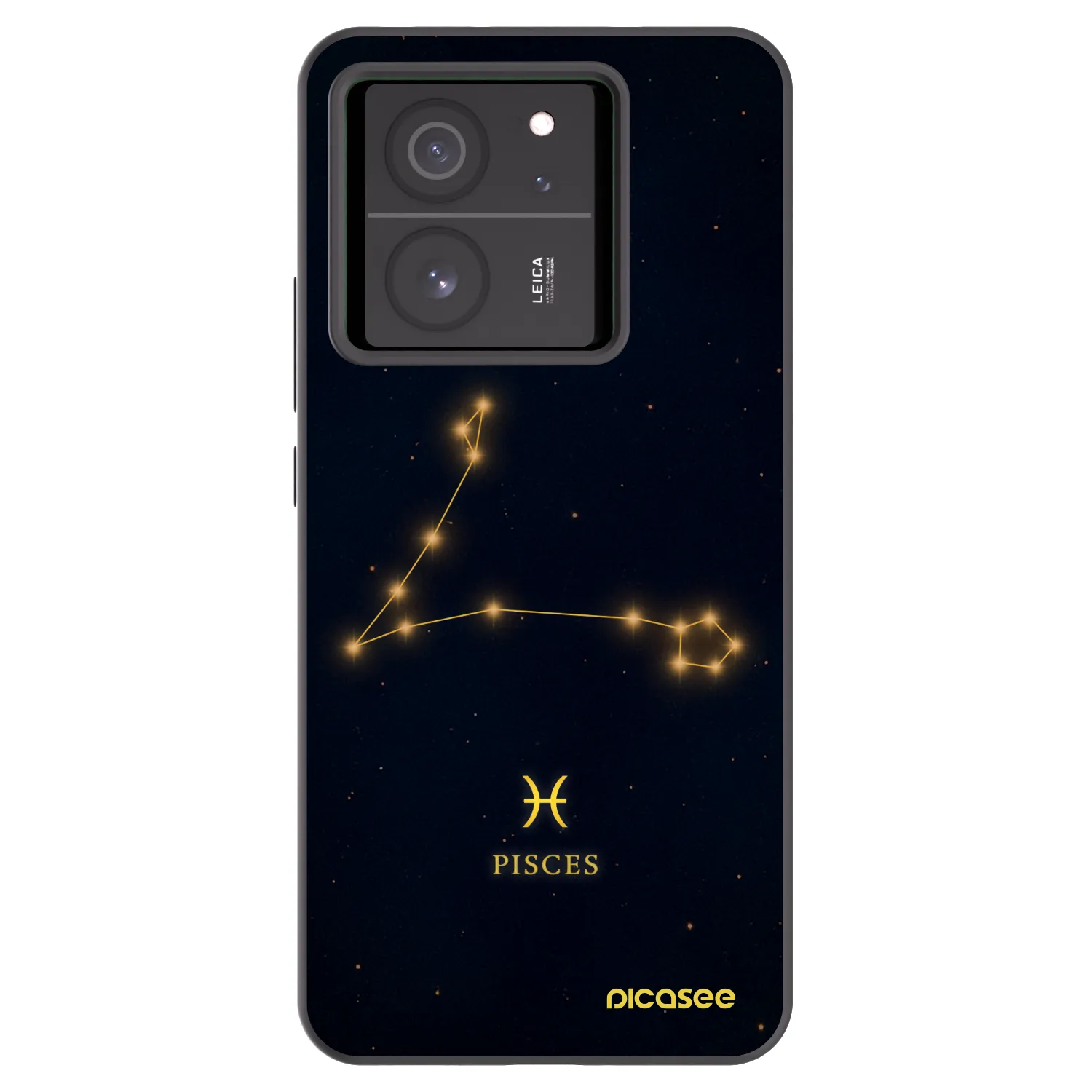 Picasee Xiaomi 13T Pro Hülle - Schwarzes Silikon - PISCES