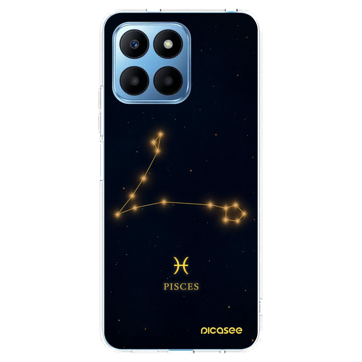 Picasee Honor 70 Lite Hülle - Transparentes Silikon - PISCES