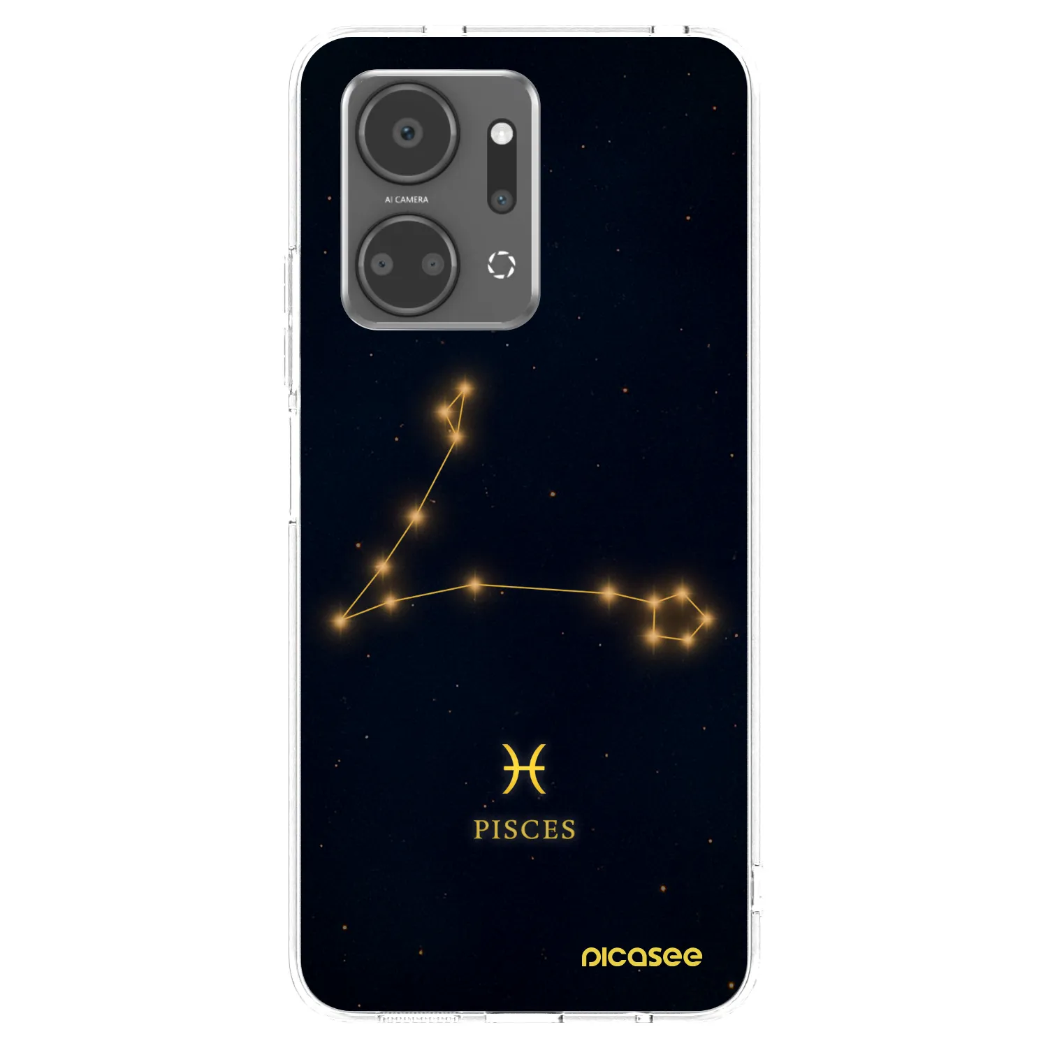 Picasee Honor X7a Hülle - Transparentes Silikon - PISCES