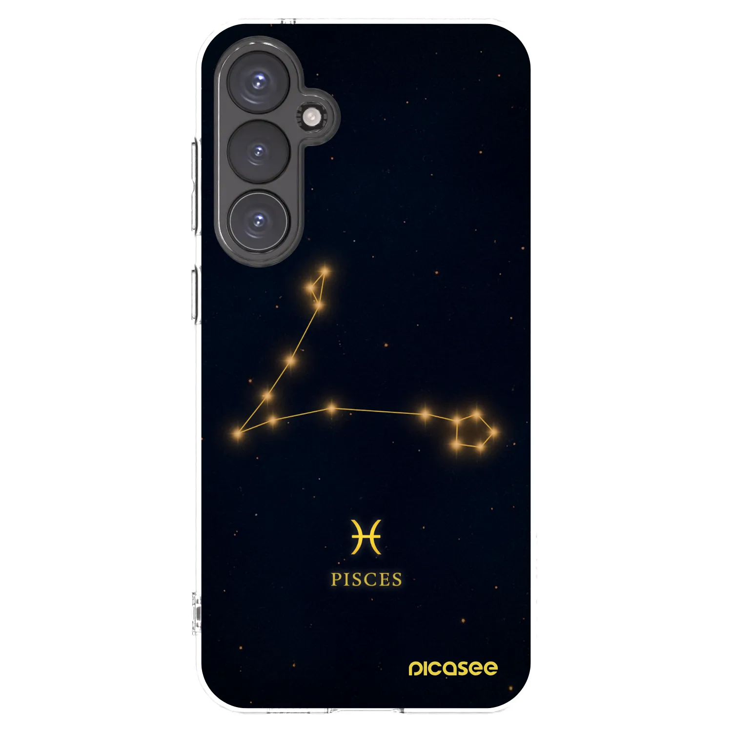Picasee Samsung Galaxy S23 FE S711B Hülle - Transparentes Silikon - PISCES