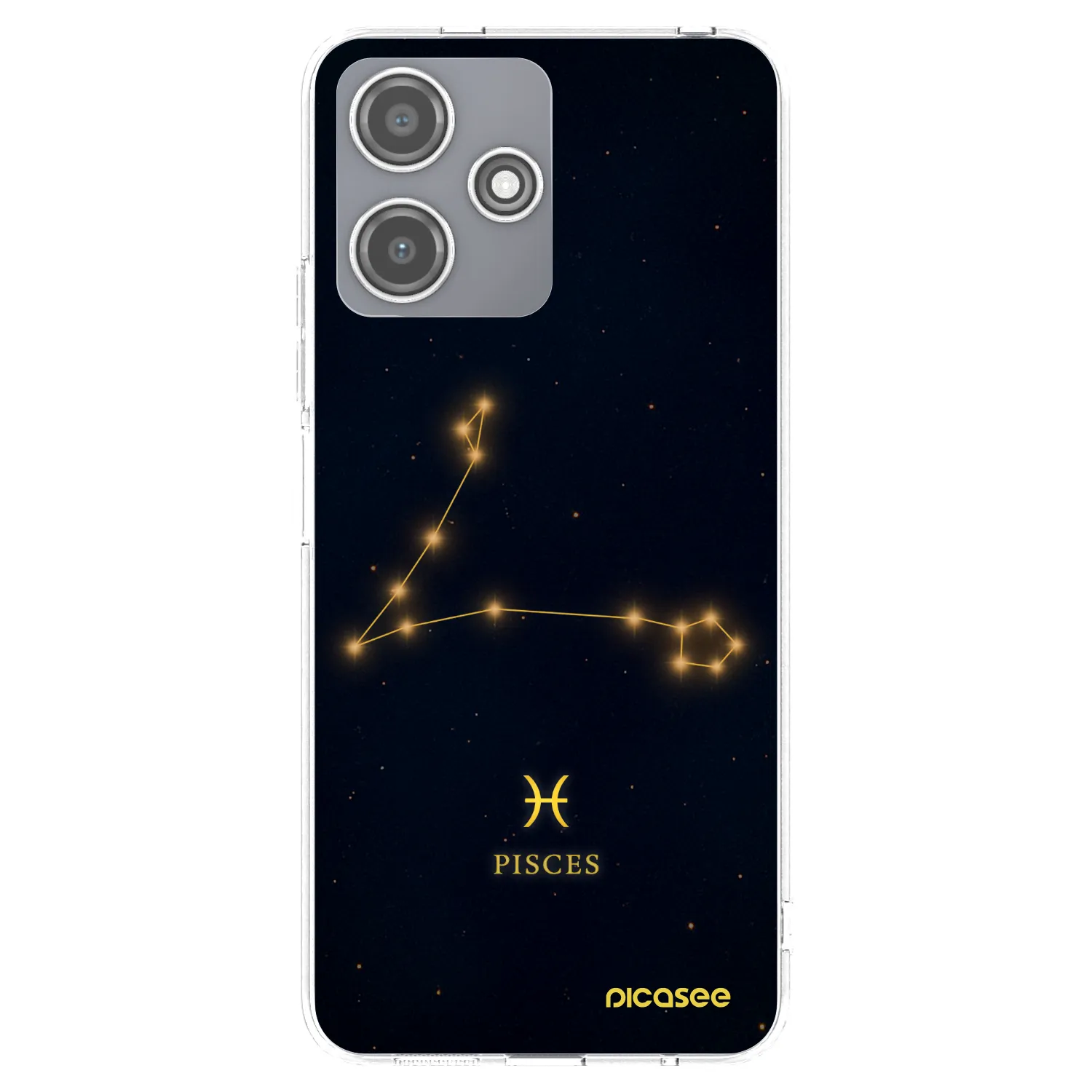Picasee Xiaomi Redmi 12 5G Hülle - Transparentes Silikon - PISCES