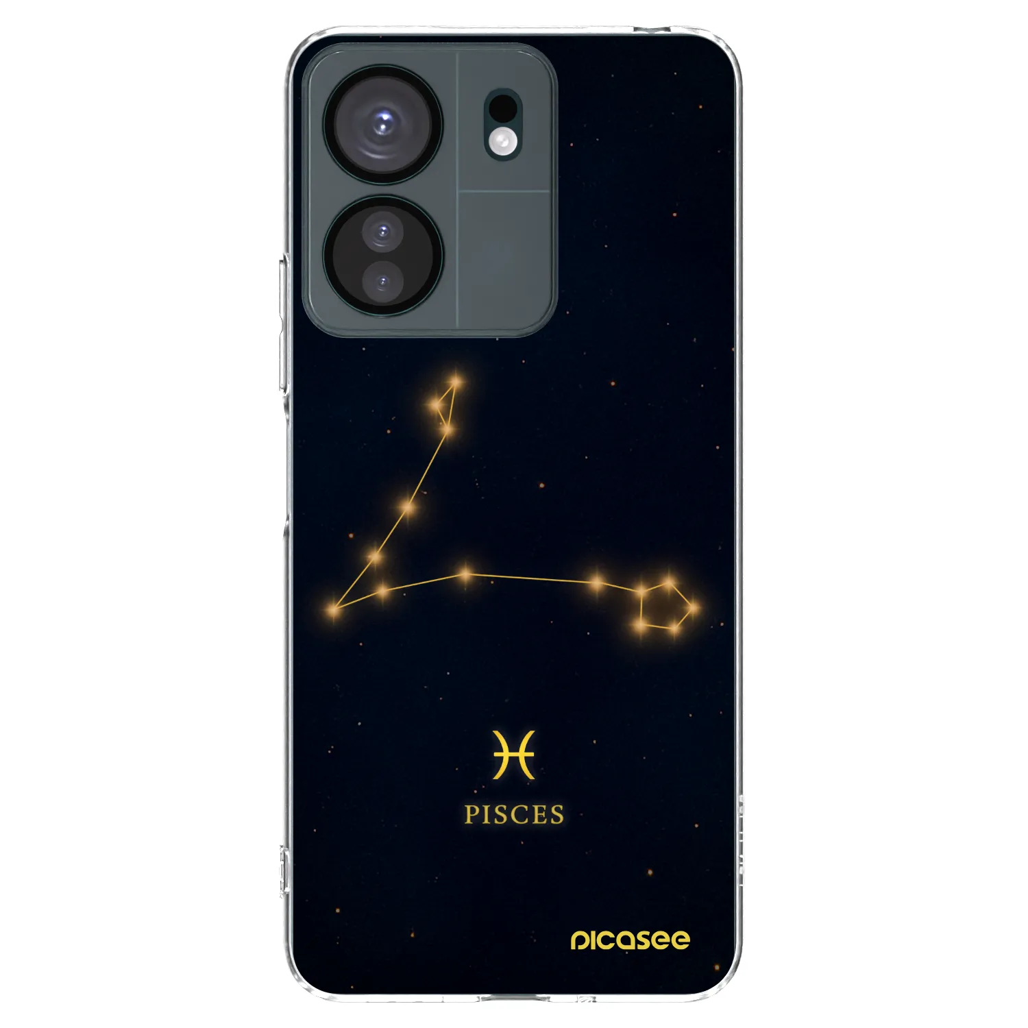 Picasee Xiaomi Redmi 13C 4G Hülle - Transparentes Silikon - PISCES