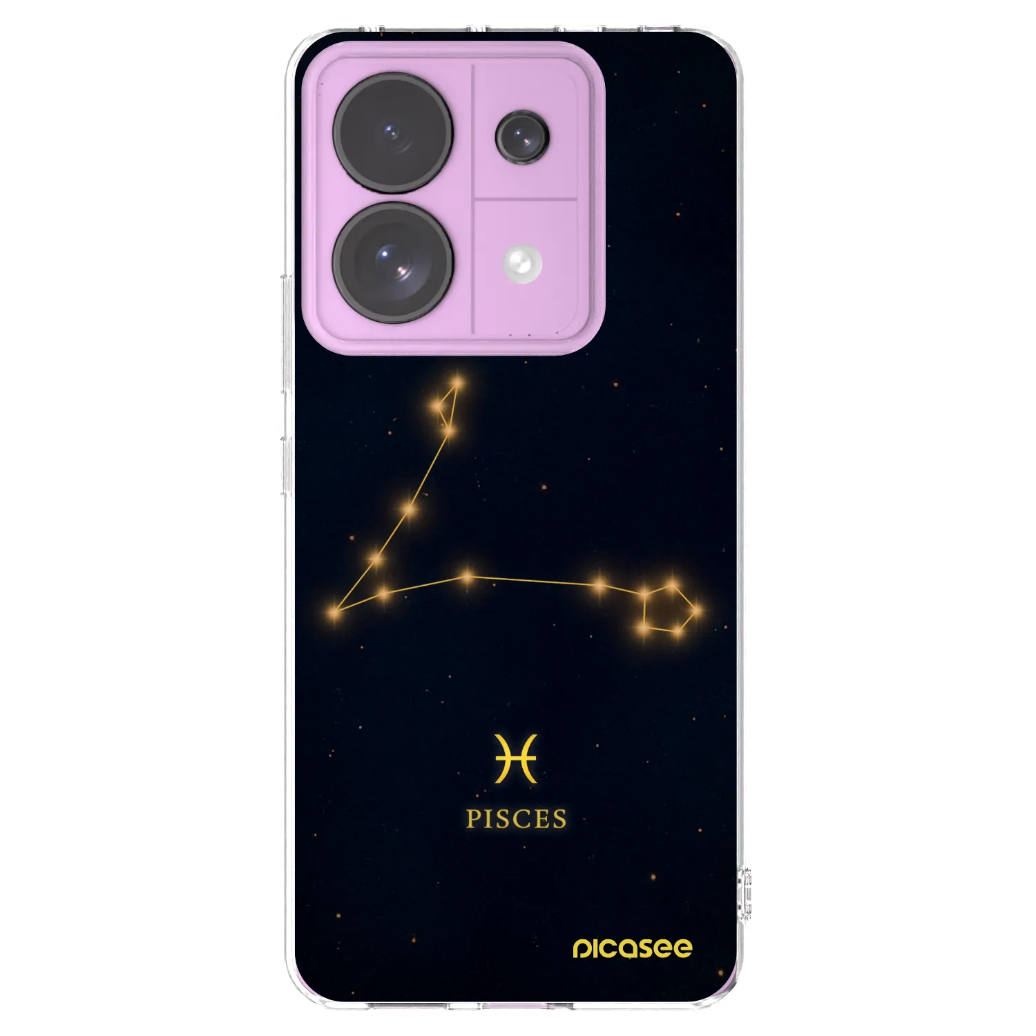 Picasee Xiaomi Redmi Note 13 Pro 5G Hülle - Transparentes Silikon - PISCES