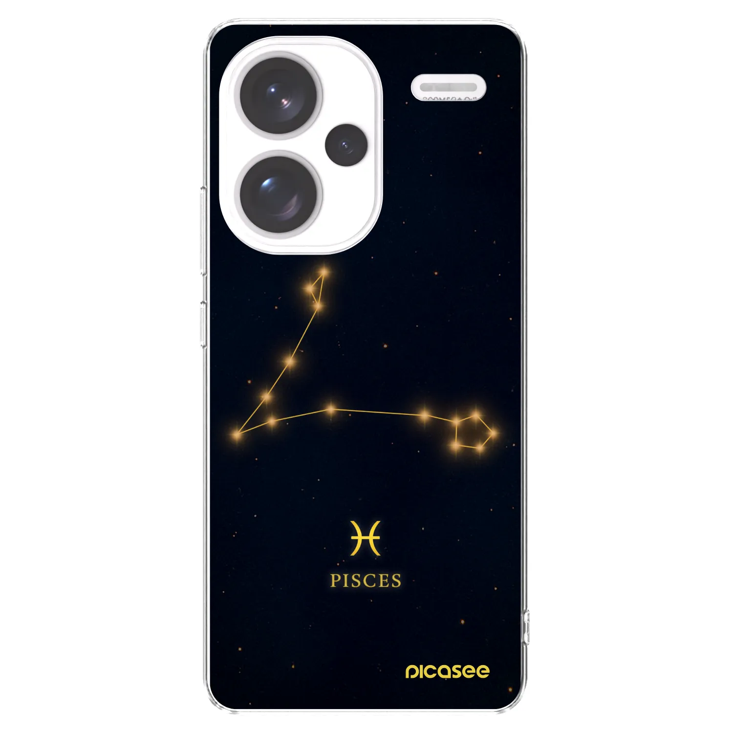Picasee Xiaomi Redmi Note 13 Pro+ 5G Hülle - Transparentes Silikon - PISCES