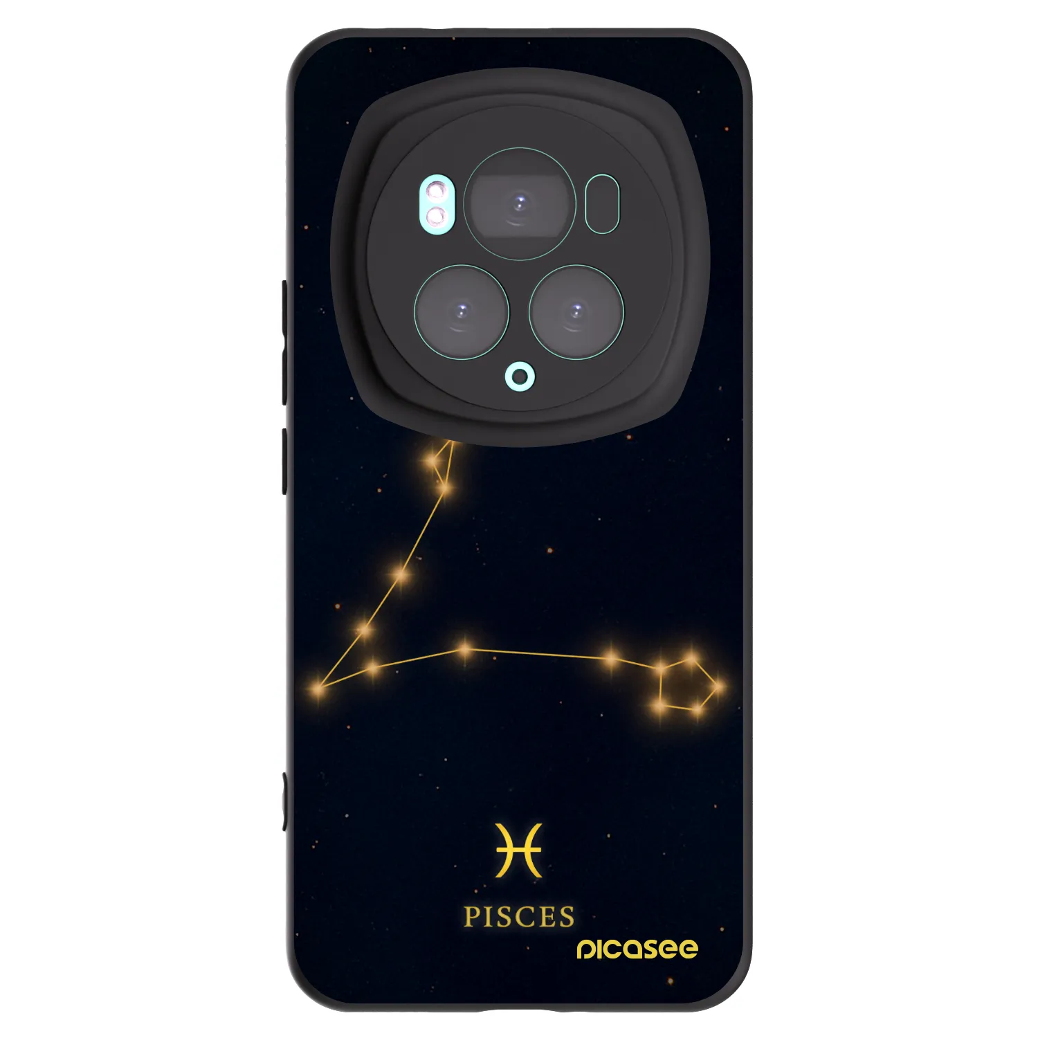 Picasee Honor Magic6 Pro Hülle - Schwarzes Silikon - PISCES