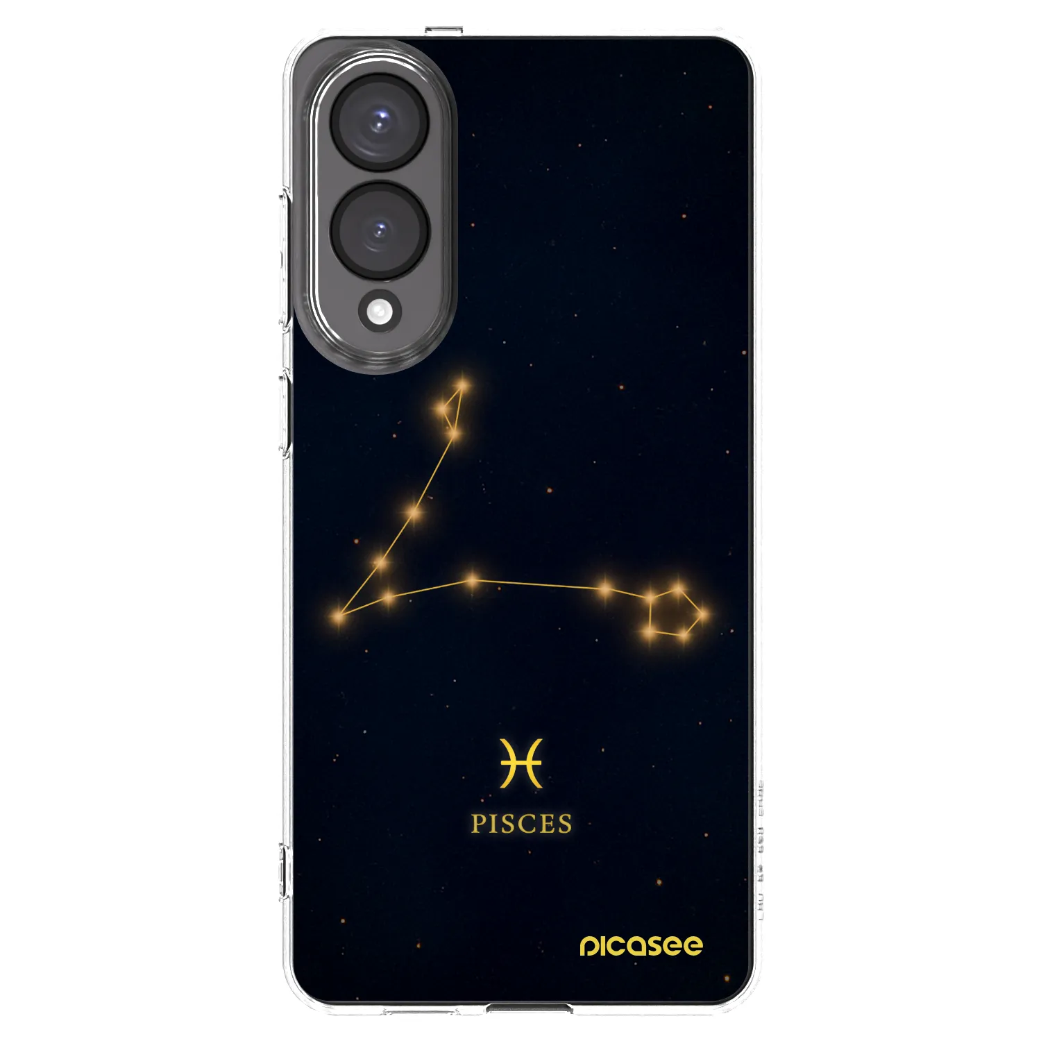 Picasee Samsung Galaxy S25 Edge 5G Hülle - Transparentes Silikon - PISCES
