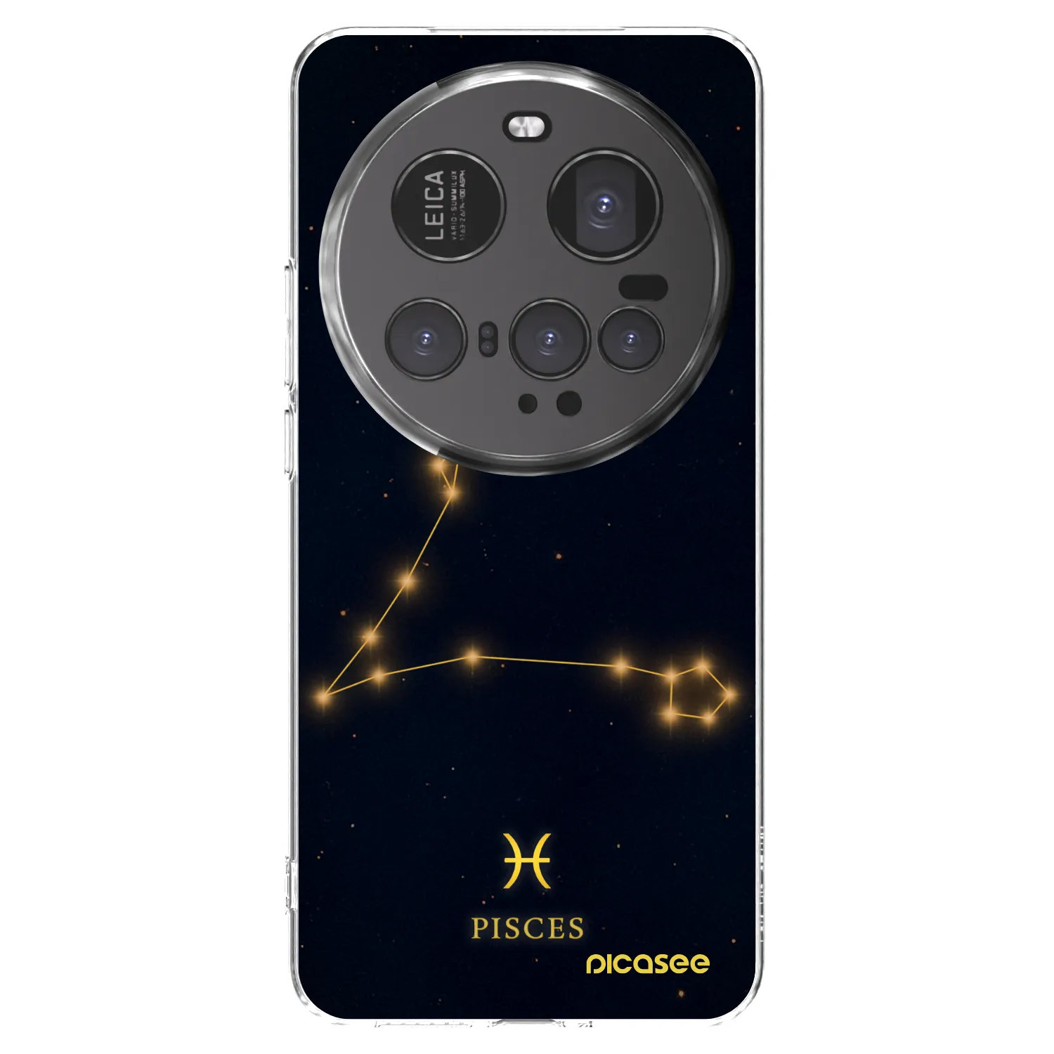 Picasee Xiaomi 15 Ultra Hülle - Transparentes Silikon - PISCES