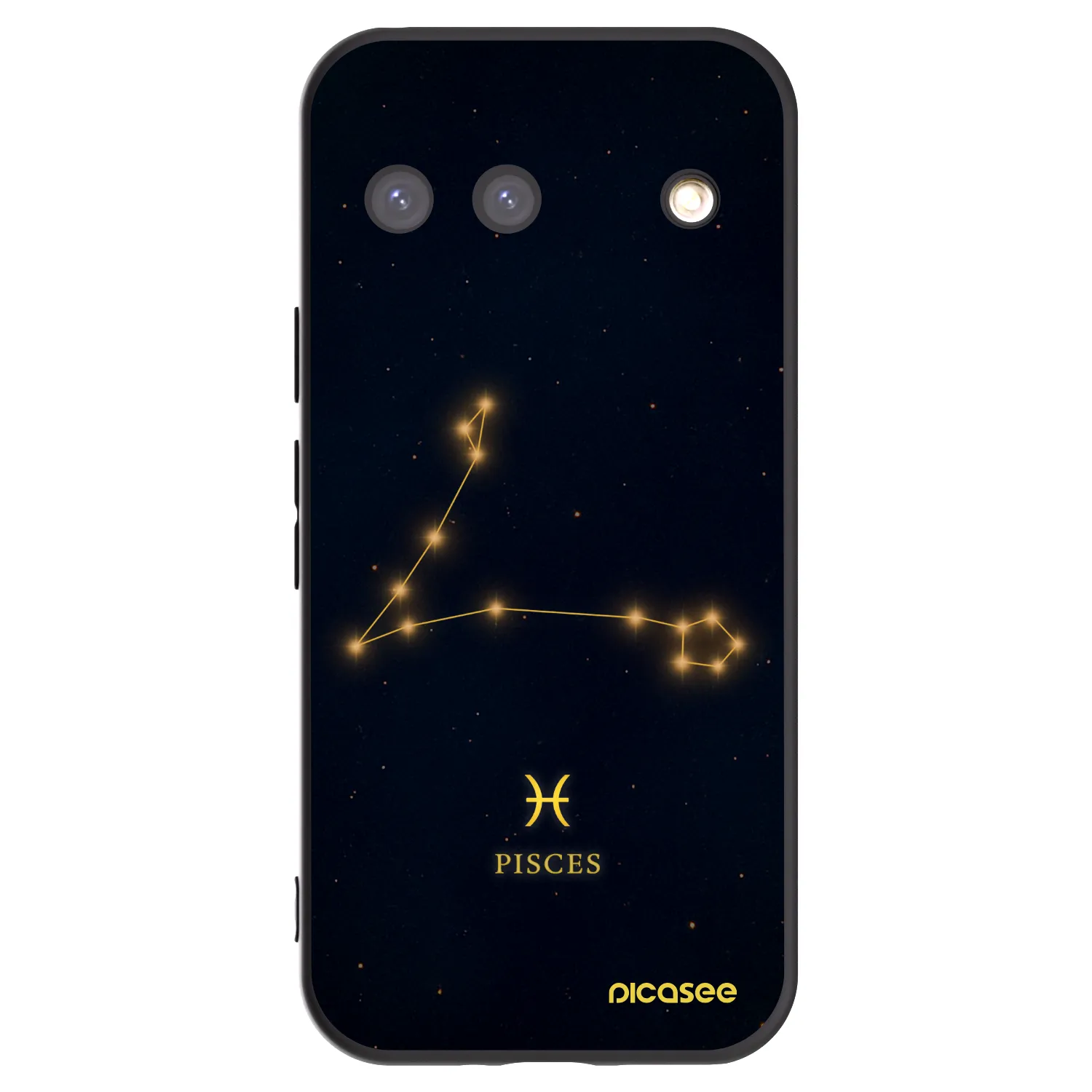 Picasee Google Pixel 9 Hülle - Schwarzes Silikon - PISCES